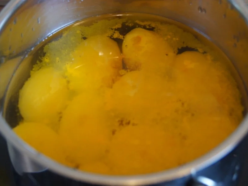 Rezept: Drillinge mit Curry-Garnelen-Quark Bild Nr. 5825 Drillinge mit Curry-Garnelen-Quark - Rezept - Bild Nr. 5825