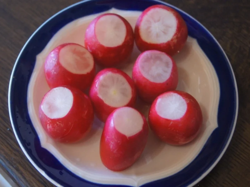 Kartoffeln mit Paprika-Curry-Quark und Radieschen - Rezept - Bild Nr. 5828