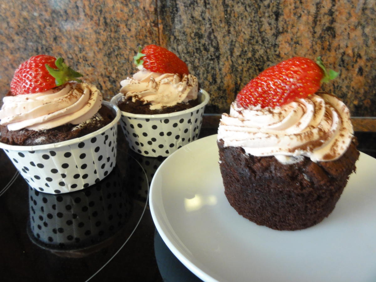 Muffins:   SCHOKO ~ CUP ~ CAKE - Rezept - Bild Nr. 5827