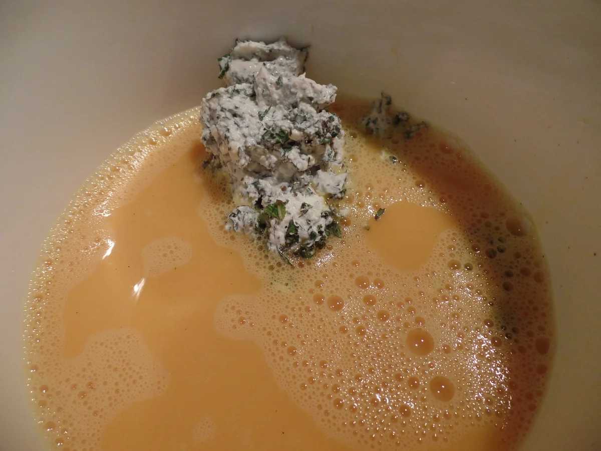 Omelett mit Ricotta und Minze - Rezept - Bild Nr. 5831