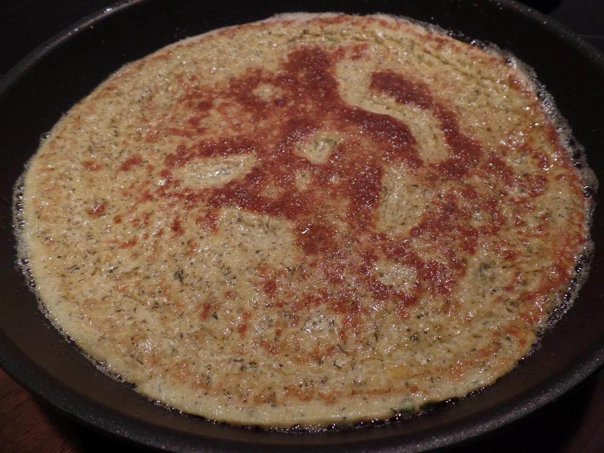 Omelett mit Ricotta und Minze - Rezept - Bild Nr. 5834