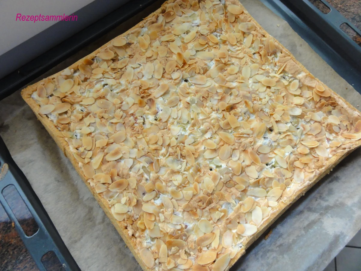 Mürbeteig:   RHABARBER ~ BAISER ~ SCHNITTEN - Rezept - Bild Nr. 5836