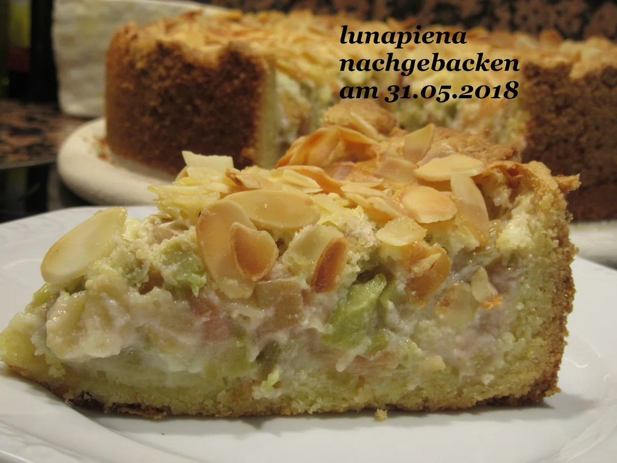 Mürbeteig:   RHABARBER ~ BAISER ~ SCHNITTEN - Rezept - Bild Nr. 5837