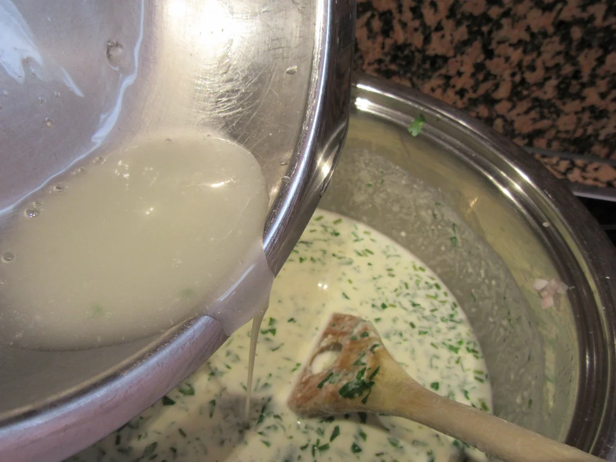 Rezept: Kräuter-Pannacotta mit Schmorgemüsesalat Bild Nr. 5836 Kräuter-Pannacotta mit Schmorgemüsesalat - Rezept - Bild Nr. 5836