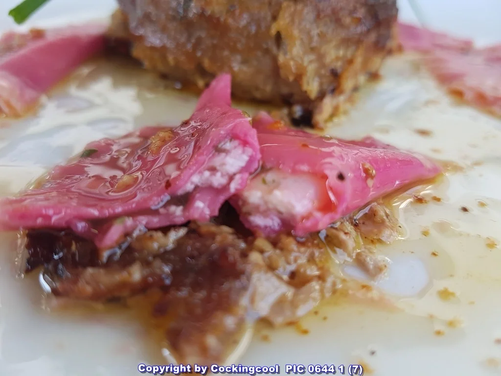 Ravioli (Rote Bete) mit Mozarella und Bärlauchemulsion - Rezept - Bild Nr. 5840