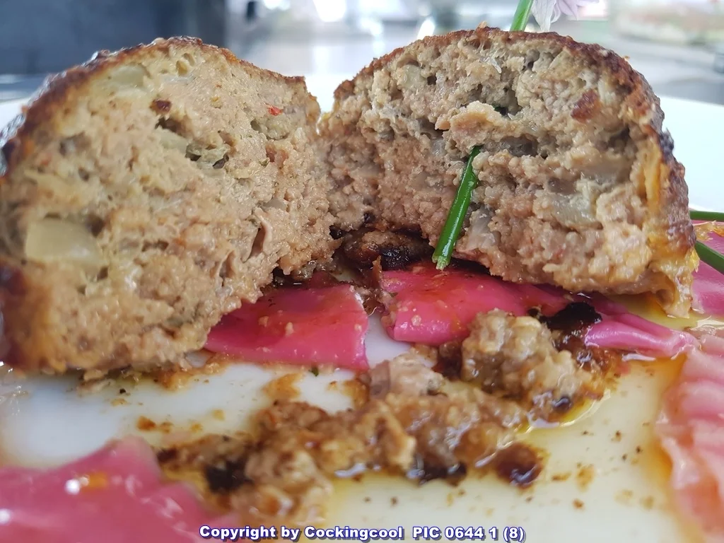 Ravioli (Rote Bete) mit Mozarella und Bärlauchemulsion - Rezept - Bild Nr. 5842