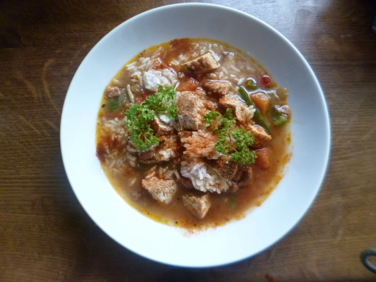 Rezept: Heisses Reisfleisch Bild Nr. 3 Heisses Reisfleisch - Rezept - Bild Nr. 3