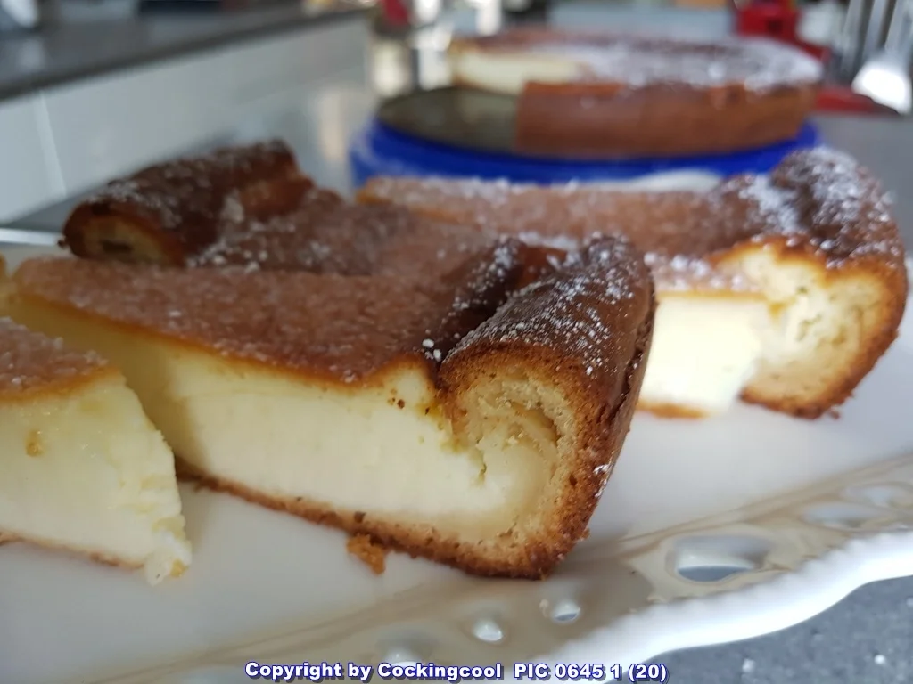 "Käsekuchen" mit Schokoladensirup als T(D)ropping - Rezept - Bild Nr. 5837