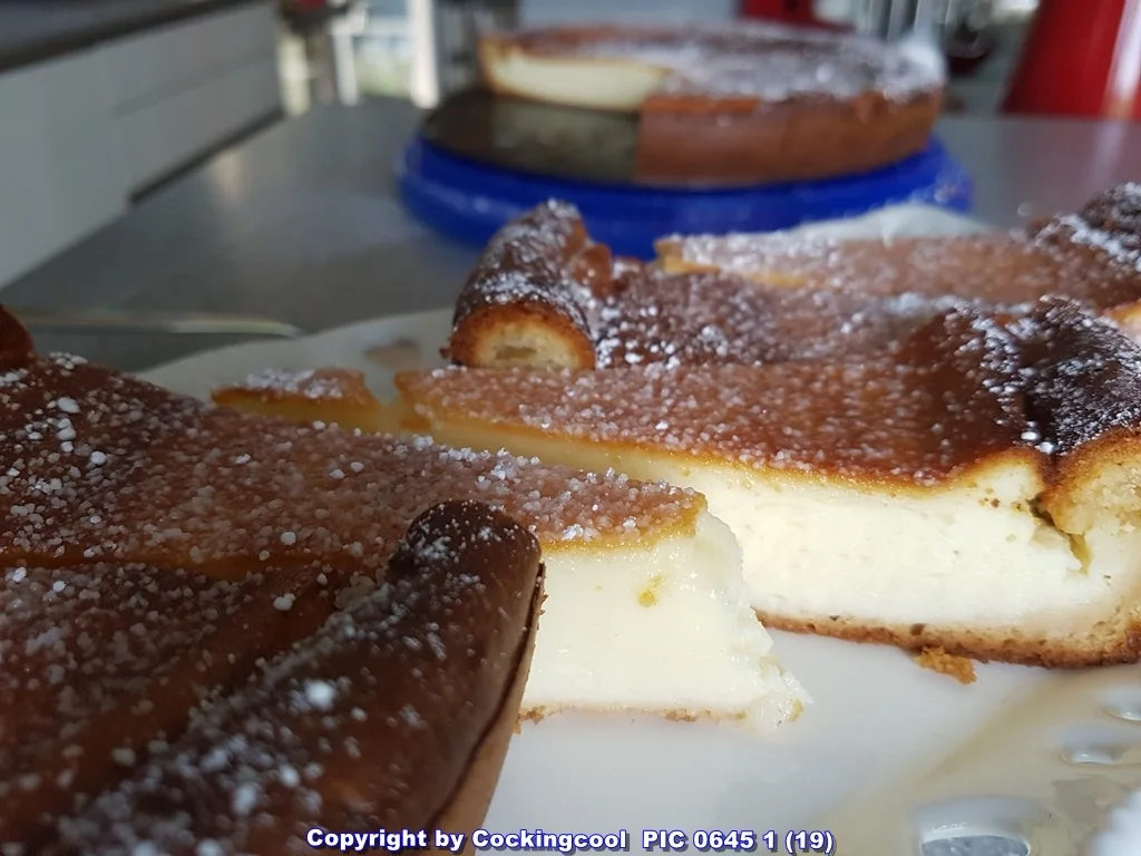 "Käsekuchen" mit Schokoladensirup als T(D)ropping - Rezept - Bild Nr. 5838