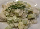 Rezept: Fisch: Zander mit Dill-Schmorgurken und Kartoffeln Bild Nr. 5835 Fisch: Zander mit Dill-Schmorgurken und Kartoffeln - Rezept - Bild Nr. 5835