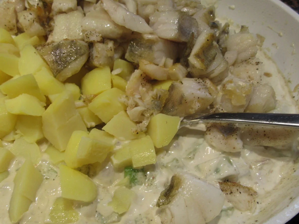 Rezept: Fisch: Zander mit Dill-Schmorgurken und Kartoffeln Bild Nr. 5841 Fisch: Zander mit Dill-Schmorgurken und Kartoffeln - Rezept - Bild Nr. 5841