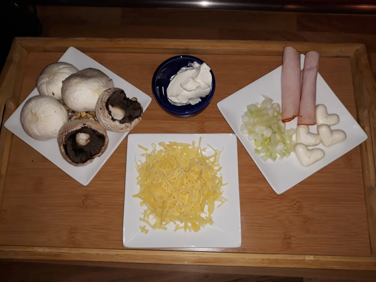 Rezept: Tina´s gefüllte Champignons Bild Nr. 5836 Tina´s gefüllte Champignons - Rezept - Bild Nr. 5836