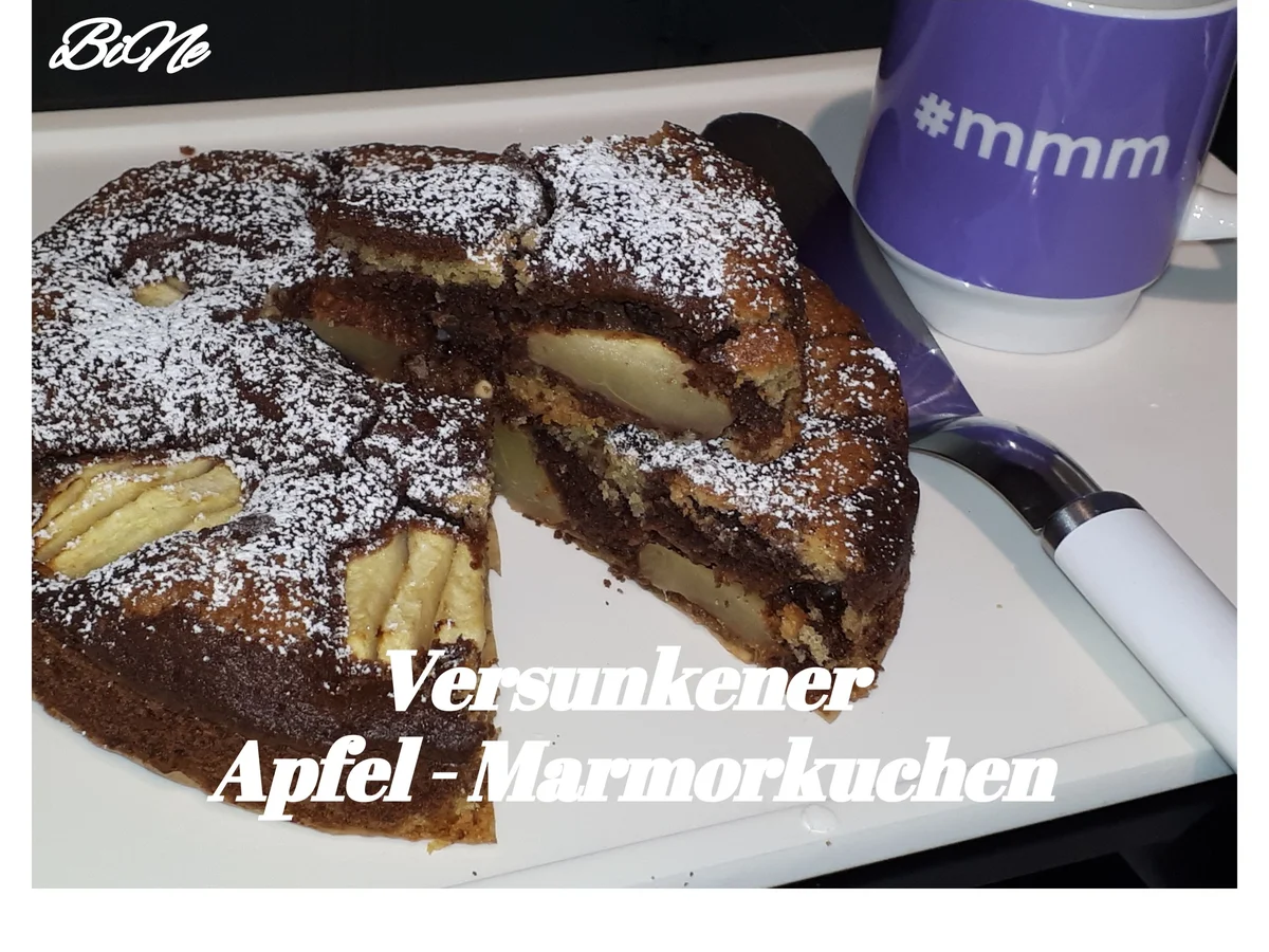 BiNe` S VERSUNKENER APFEL - MARMORKUCHEN - Rezept - Bild Nr. 5838