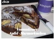 Rezept: BiNe` S VERSUNKENER APFEL - MARMORKUCHEN Bild Nr. 5838 BiNe` S VERSUNKENER APFEL - MARMORKUCHEN - Rezept - Bild Nr. 5838