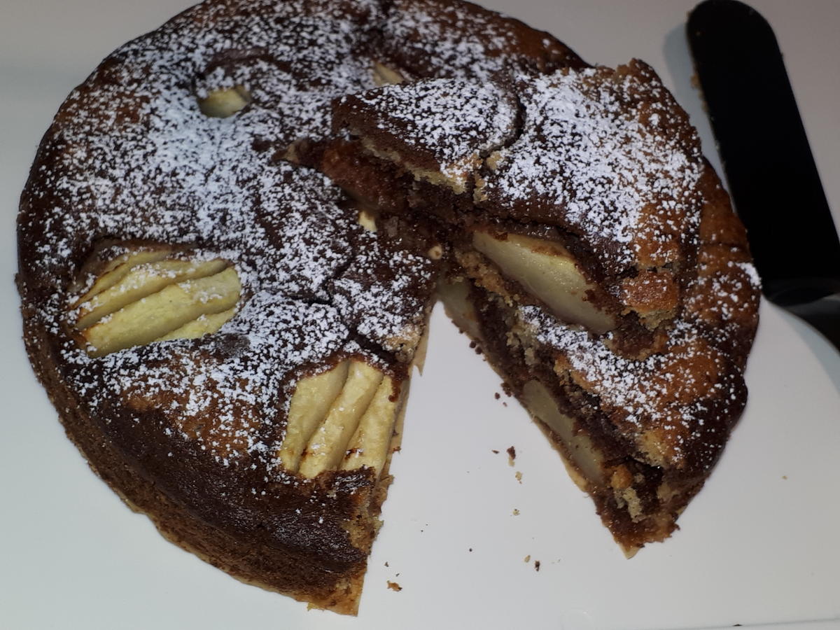 BiNe` S VERSUNKENER APFEL - MARMORKUCHEN - Rezept - kochbar.de