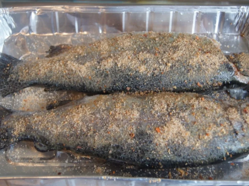 Rezept: Forelle mit Drillingen und Rotkohl Bild Nr. 5837 Forelle mit Drillingen und Rotkohl - Rezept - Bild Nr. 5837