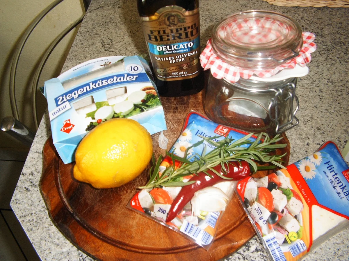 Rezept: Eingelegter Käse Bild Nr. 5837 Eingelegter Käse - Rezept - Bild Nr. 5837