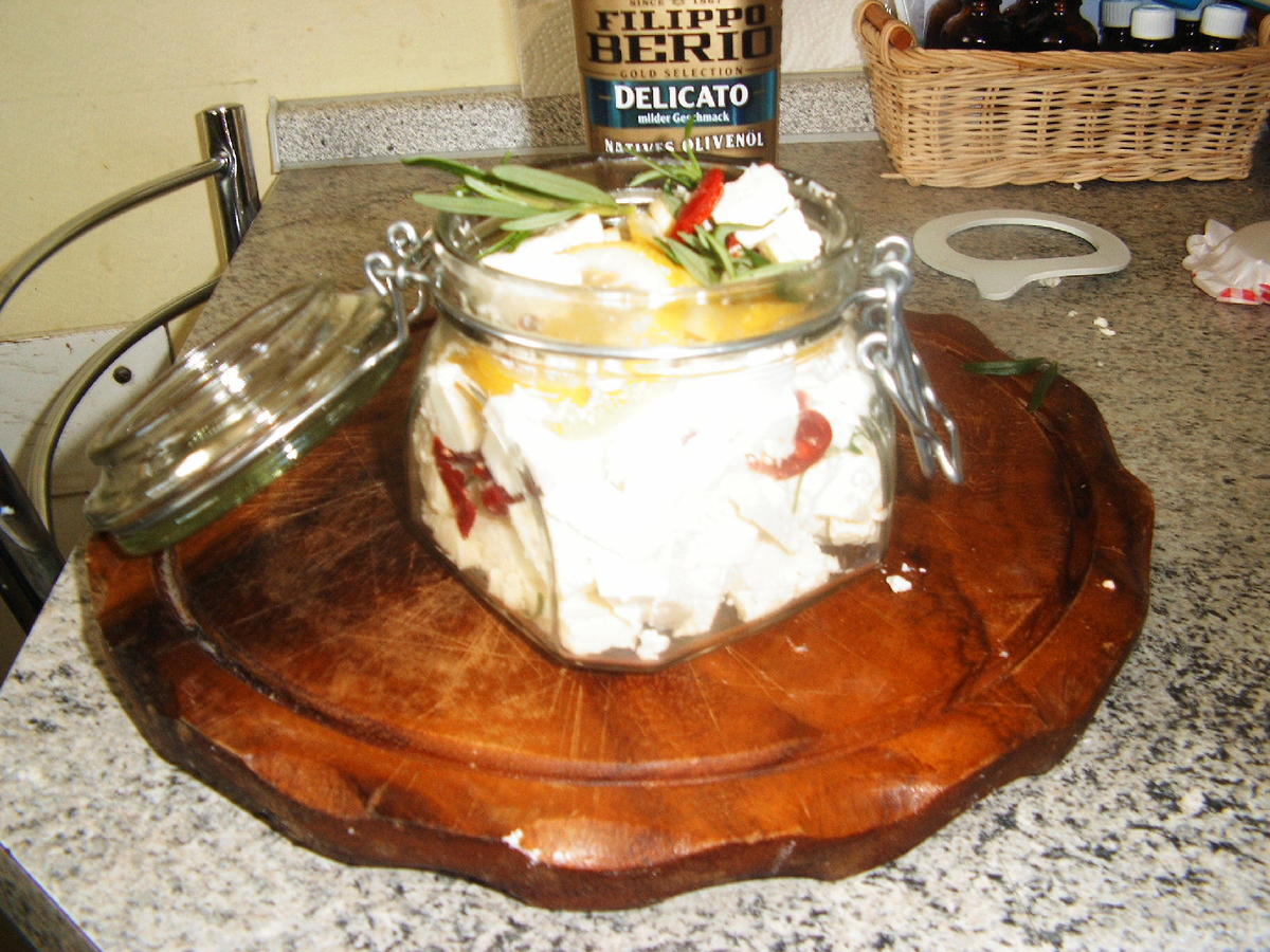 Eingelegter Käse - schnell &amp; einfach - von wastel