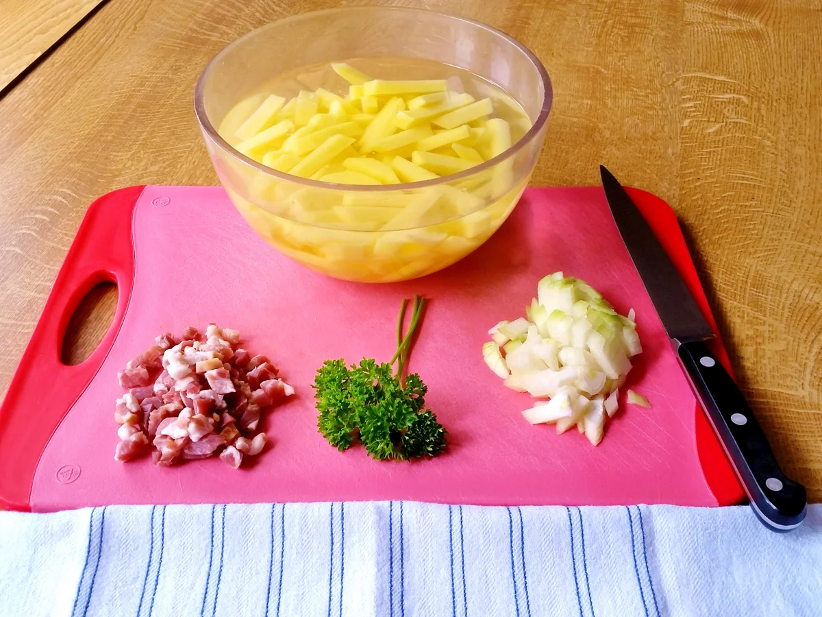 Gedämpfte rohe Kartoffeln ... - Rezept - Bild Nr. 3