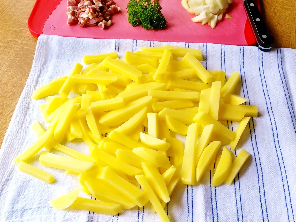 Gedämpfte rohe Kartoffeln ... - Rezept - Bild Nr. 4