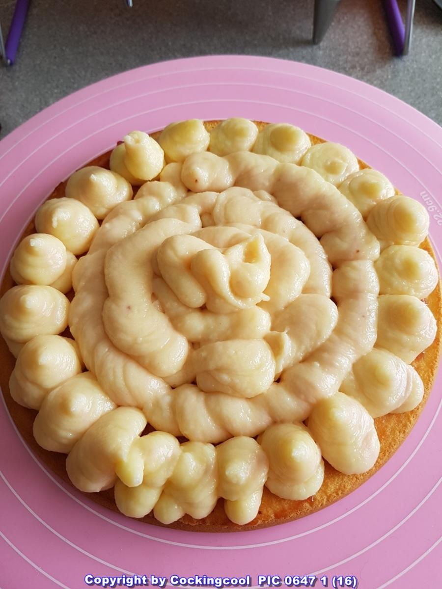 Pfirsich Maracuja Torte im Kleinformat (20er) Bilderrezept :) - Rezept - Bild Nr. 5847