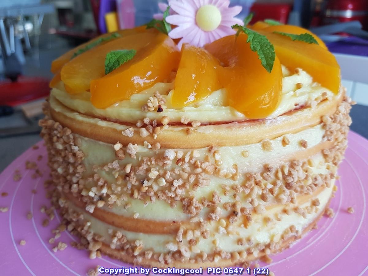 Pfirsich Maracuja Torte im Kleinformat (20er) Bilderrezept :) - Rezept - Bild Nr. 5854