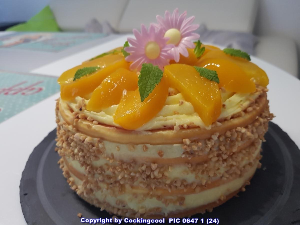 Pfirsich Maracuja Torte im Kleinformat (20er) Bilderrezept :) - Rezept - Bild Nr. 5855