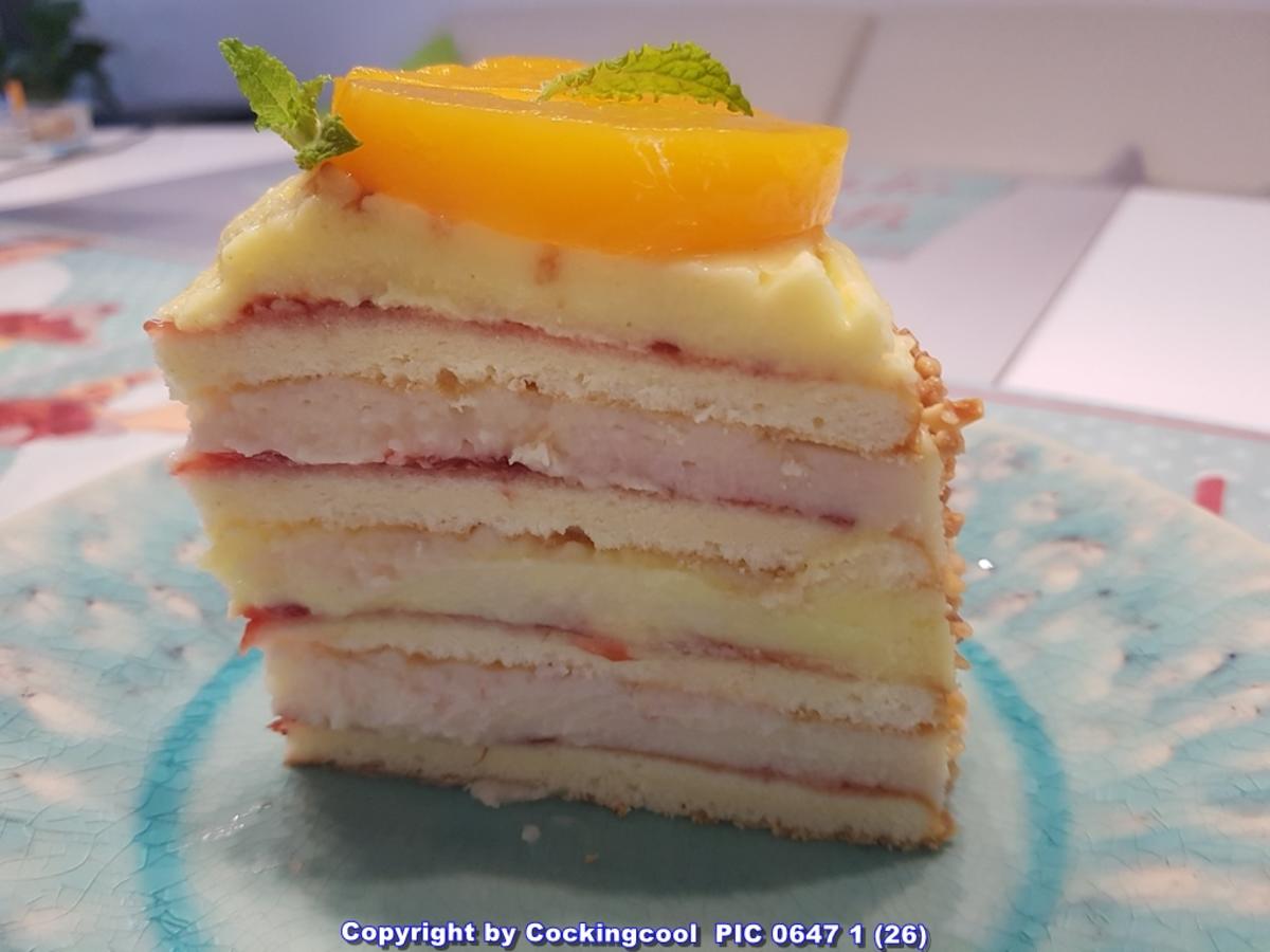 Pfirsich Maracuja Torte im Kleinformat (20er) Bilderrezept :) - Rezept - Bild Nr. 5856