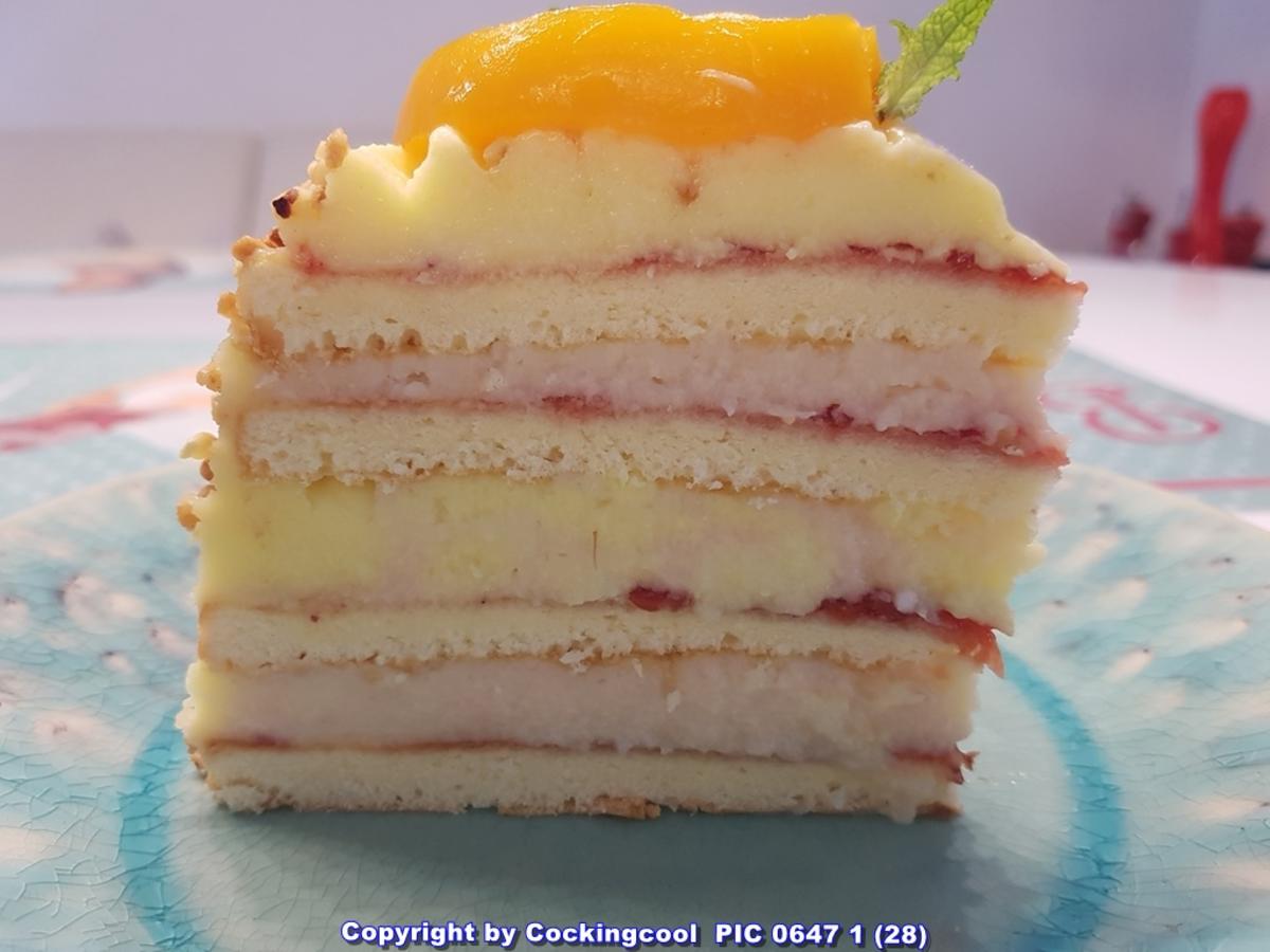 Pfirsich Maracuja Torte im Kleinformat (20er) Bilderrezept :) - Rezept - Bild Nr. 5859