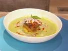 Krabben-Gemüse-Crème-Suppe mit mediterranem Eierstich (Massimo Sinató) - Rezept - Bild Nr. 2