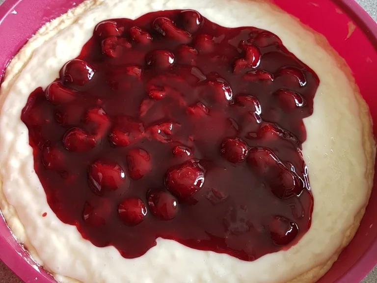 "Reisfladen" frisch geflückte Kirschen und Marzipankruste - Rezept - Bild Nr. 5851