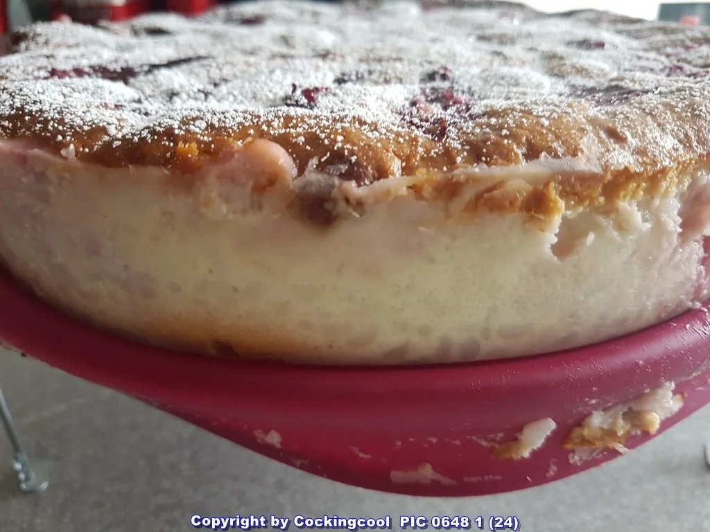 "Reisfladen" frisch geflückte Kirschen und Marzipankruste - Rezept - Bild Nr. 5860