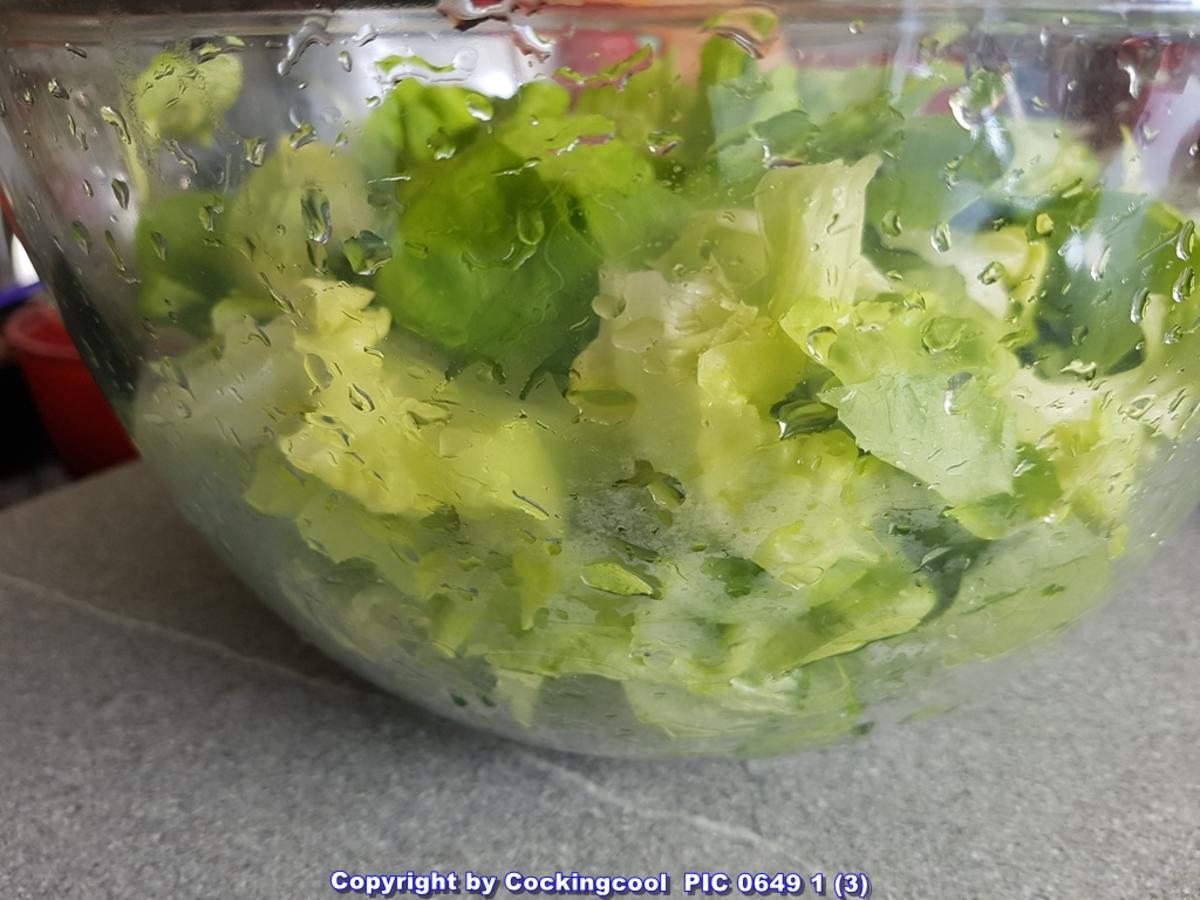 Einfach nur Salat (naja alles aus dem Garten) mit Brot - Rezept - Bild Nr. 5844