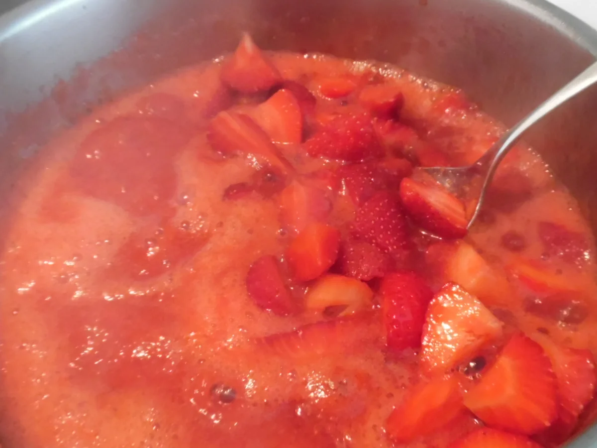 Rezept: Aprikosen-Parfait mit "Schwipps" und Erdbeer-Soße Bild Nr. 5846 Aprikosen-Parfait mit "Schwipps" und Erdbeer-Soße - Rezept - Bild Nr. 5846