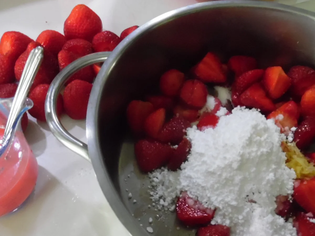 Rezept: Aprikosen-Parfait mit "Schwipps" und Erdbeer-Soße Bild Nr. 5847 Aprikosen-Parfait mit "Schwipps" und Erdbeer-Soße - Rezept - Bild Nr. 5847