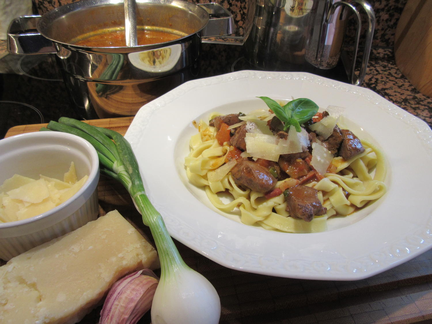 Pasta: Fettucccine alla romana - Rezept - kochbar.de