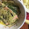 Lachs im Backofen mit Kräuter-Creme-Fraiche und grünem Spargel - Rezept - Bild Nr. 5846