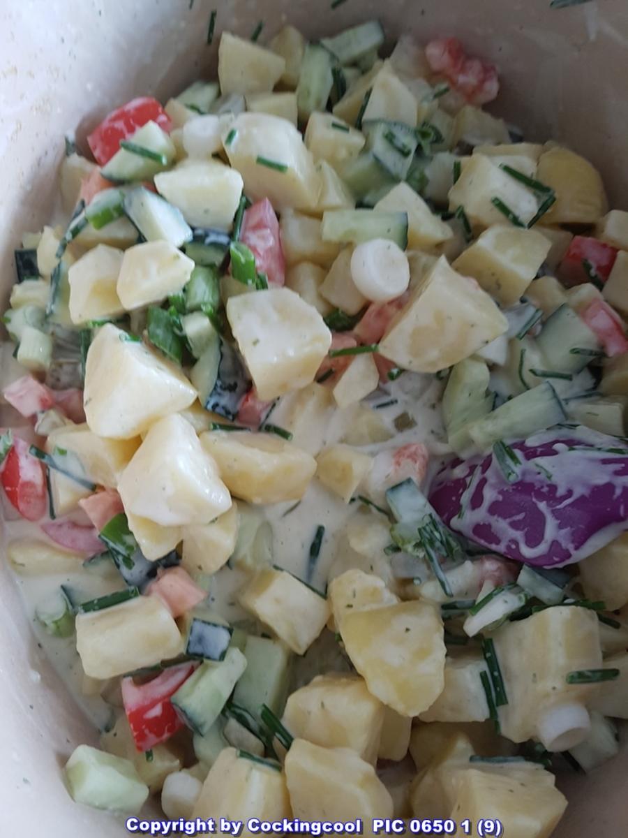 Kartoffelsalat (ohne Mayonaise) - Rezept - Bild Nr. 5858