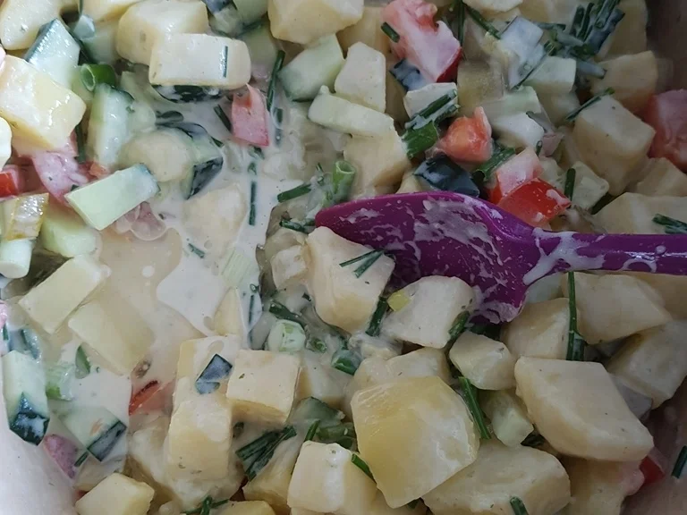 Rezept: Kartoffelsalat (ohne Mayonaise) Bild Nr. 5860 Kartoffelsalat (ohne Mayonaise) - Rezept - Bild Nr. 5860