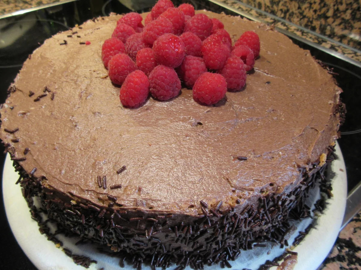 Backen: Himbeer-Schoko-Creme-Torte - Rezept - Bild Nr. 5864