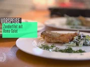 Zanderfilet mit Roma Salat in Sahnesoße - Rezept - Bild Nr. 5853