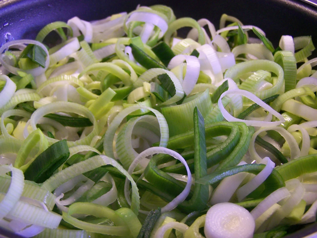 Rezept: Spätzle mit Zalm & Porreerahmgemüse Bild Nr. 6264 Spätzle mit Zalm & Porreerahmgemüse - Rezept - Bild Nr. 6264