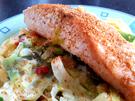 Spätzle mit Zalm & Porreerahmgemüse - Rezept - Bild Nr. 6272