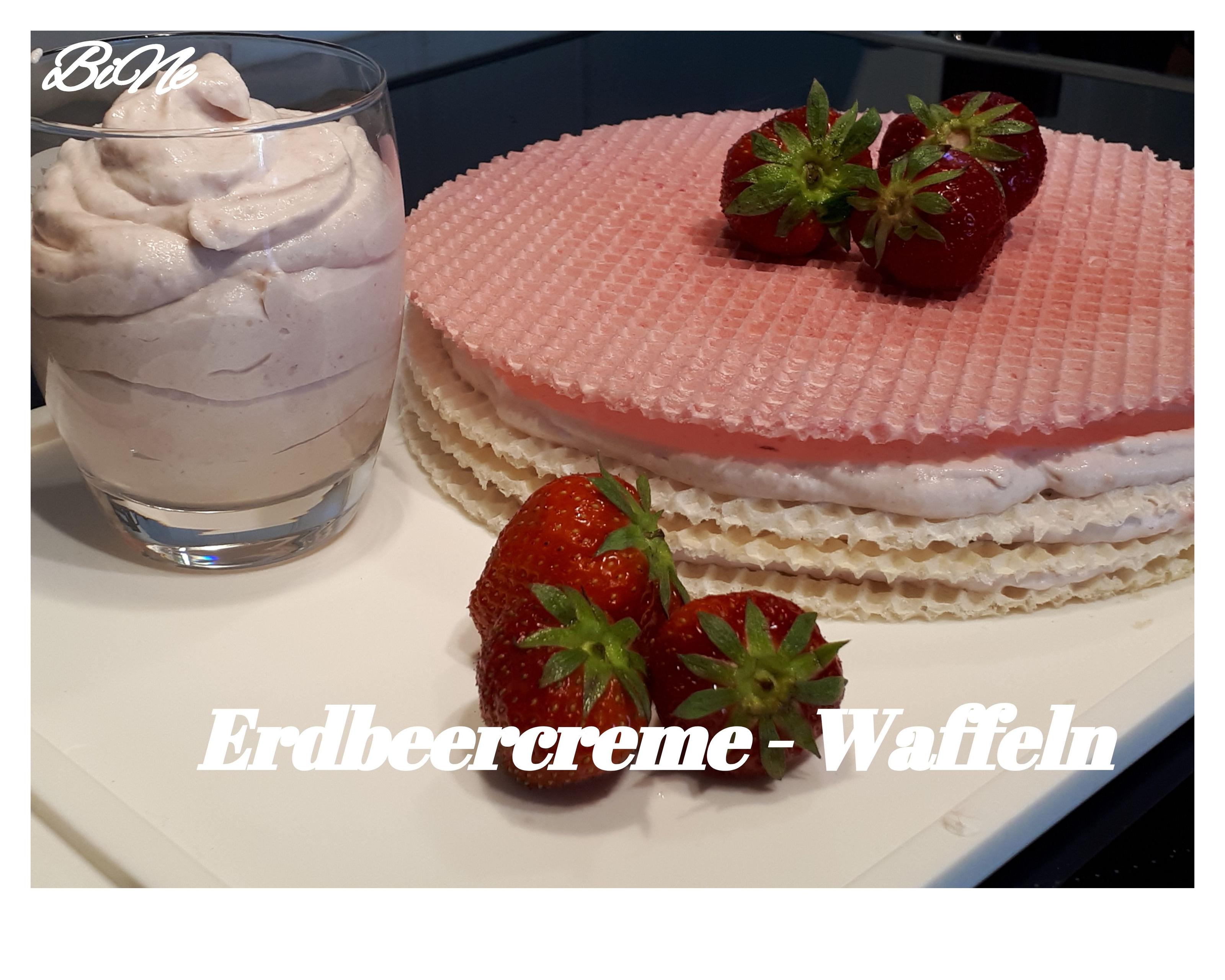 BiNe` S ERDBEERCREME - WAFFELN - Rezept Von Einsendungen Bine13100