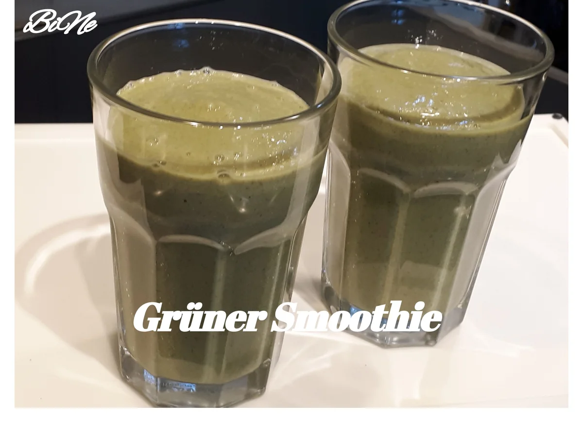 Rezept: BiNe` S GRÜNER SMOOTHIE Bild Nr. 5892 BiNe` S GRÜNER SMOOTHIE - Rezept - Bild Nr. 5892