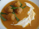 Möhren-Linsen-Suppe mit Mettbällchen - Rezept - Bild Nr. 5886