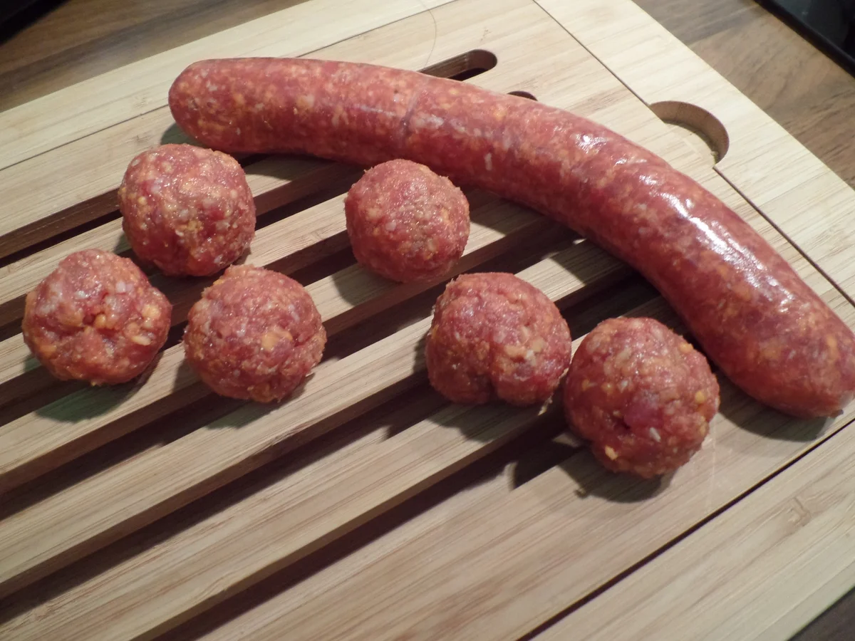 Möhren-Linsen-Suppe mit Mettbällchen - Rezept - Bild Nr. 5892