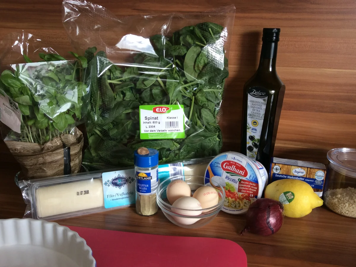 Rezept: Spinat-Ricotta-Tarte Bild Nr. 5886 Spinat-Ricotta-Tarte - Rezept - Bild Nr. 5886