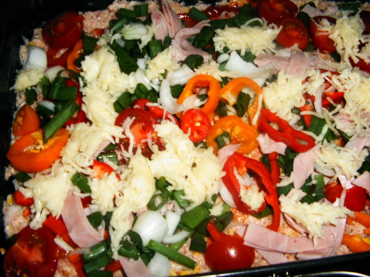 Hackfleisch-Pizza - Rezept - Bild Nr. 5891