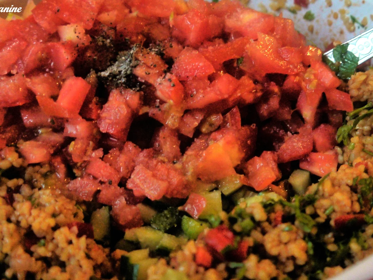 Bulgursalat mit scharfem Halloumi - Rezept - Bild Nr. 5892